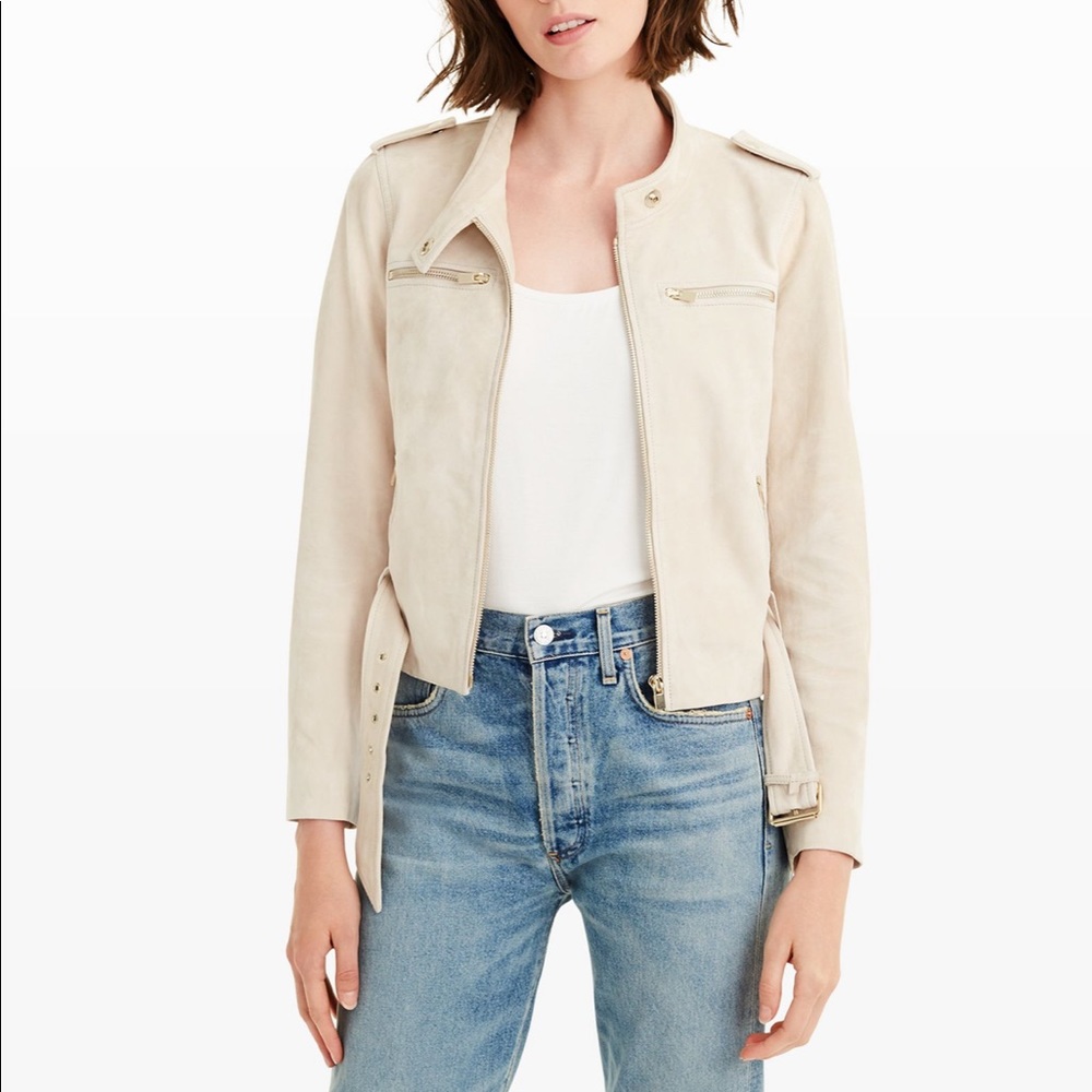 Club Monaco suede collection jacket